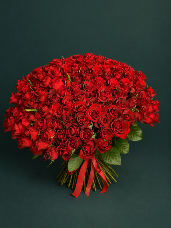 Rote Rosen- 115 Stück